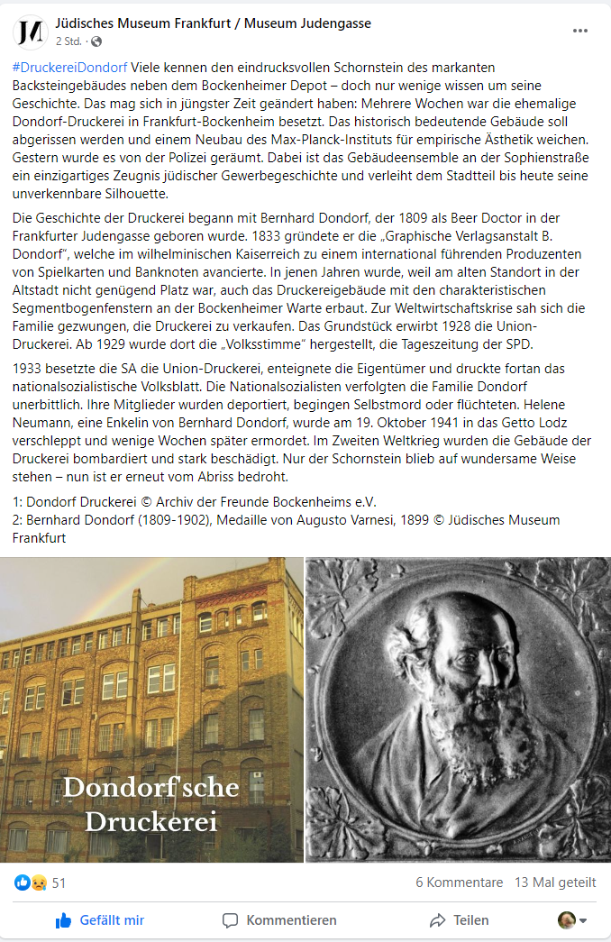 Jüdisches Museum auf Facebook